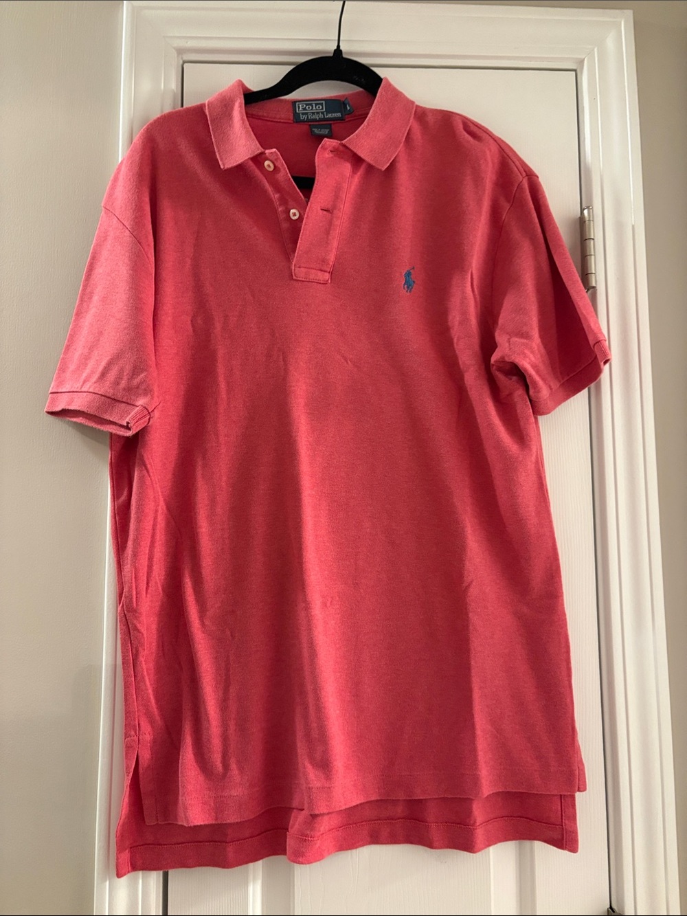 Polo by Ralph Lauren Coral Pink Polo with Navy Pony